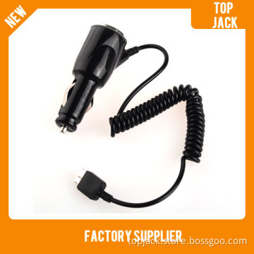 Curly Coiled USB Cable Car Cigarette Lighter Adapter / Charger for Samsung Galaxy S4 / I9500 / I9300-Black